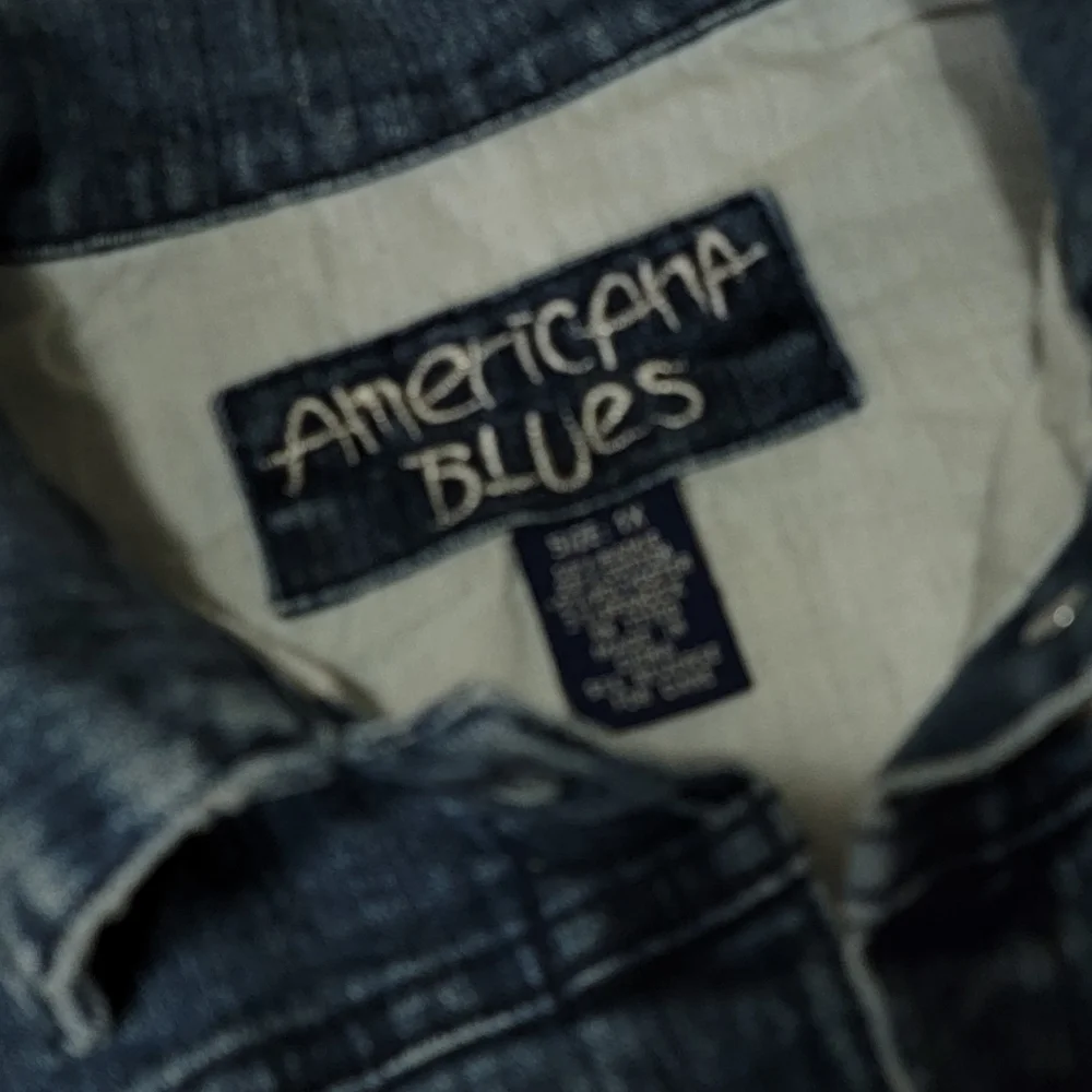AMERICAN BLUES WOMENS JEAN SHORT CROPED JACKET SIZE XL - Picture 8 of 9